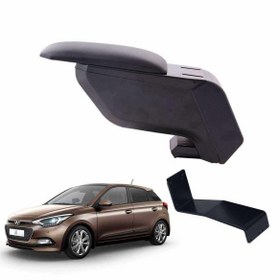 Resim 3 Tıkla Hyundai i20 2020 Delmesiz Çelik Ayaklı Siyah Kolçak Kol Dayama 