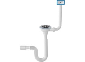 Resim Çöpmak Damlalıktan Yandan Taşmalı Körüklü Evye Lavabo Gider Sifonu Lavabo Sifonu Tr 