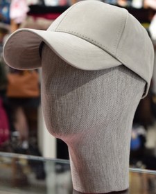 Resim Rupen Kraft Süet Kep Unısex Spor Arkası Ayarlanabilir Kep Modern Şapka Krem 