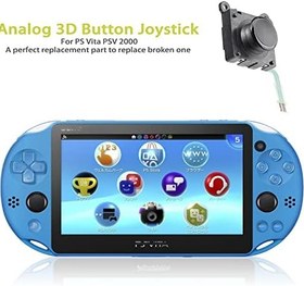 Resim 2'li Paket Yedek Joystick Düğmesi 3D Rocker Analog Kelebek Çubuğu Yedek PSV 2000 PS Vita 2000 2001 Siyah 