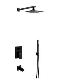 Resim Fause Fau106-B Tam Ankastre Tetra Duş Seti Siyah 