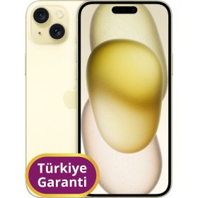 Resim Apple iPhone 15 TR Garanti | 128 GB Sarı 