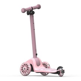 Resim Scoot and Ride Highwaykick 3S Çocuk Scooterı, Rose - LED Tekerlekli, Katlanabilir ve Ayarlanabilir 