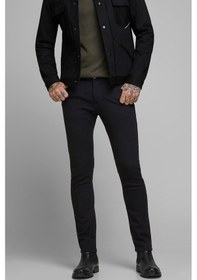 Resim Jack & Jones Erkek Jjıglenn Slim Fit Jean Pantolon 12152346 Siyah 001 