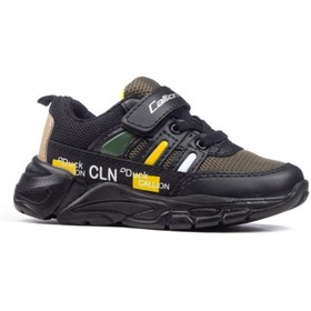 Resim MAGIC SHOES Çocuk Siyah Haki Spor Ayakkabı 