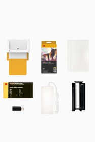 Resim Dock Plus 4PASS Mobil Fotoğraf Yazıcısı 10x15 cm - Beyaz 