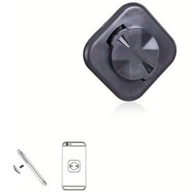 Resim Cloudstore Garmın Bisiklet Telefon Tutucu Yapışkanlı Siyah Bağlantı Düğmesi Adaptörü Siyah 