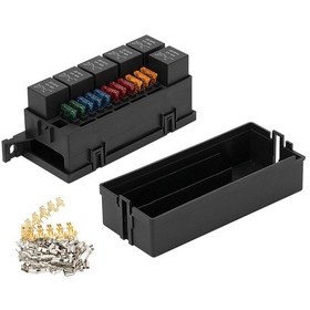 Resim Homyl 12v Sigorta Ve Röle Kutusu 6 Yuvalı Paneli 11 Atc Stil-a 