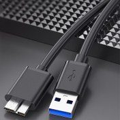 Resim Yüksek Hızlı USB 3.0 Kablosu Tip A Erkek USB 3.0 Mikro B Erkek Adaptör Kablosu Harici Sabit Disk HDD için Dönüştürücü 