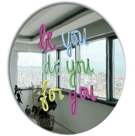 Resim Yuvarlak Ayna, Pinterest Ayna, Renkli Duvar Dekoru, Pinterest Oda Dekoru, Kırılmaz Dekorafif Ayna 