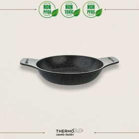 Resim Döküm Güveç Sahan, 18 Cm, Gri, Kendinden Saplı, Dayanıklı ve Şık Tasarım 