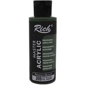 Resim Rich Akrilik Boya Master 120 CC Zeytin Yeşili 120-209 