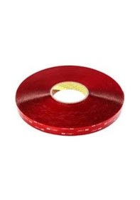 Resim Çift Taraflı Montaj Bandı 2 Cm X 33 Metre Kırmızı Bant Ekstra Güçlü Yapışma İç ve Dış Mekan İçin GLZ03903401 