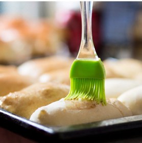 Resim Silikon Fırça Mutfak Pasta Yumurta Fırçası - Yeşil 