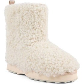 Resim Emu Australia Emu Australia Sharky Lo Teddy Kadın Beyaz Bot 6114 Beyaz 