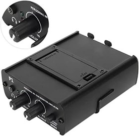 Resim Kulaklık Amplifikatör, Karıştırma Fonksiyonu 3.5mm Kulaklık Çıkışı 2CH Pasif Mikser Stereo Kulaklık Amplifikatör Temizle Profesyonel Ev için 