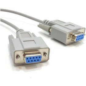 Resim Rs232 Db9 9 Pin Serial Dişi Dişi Seri Com Kablo 