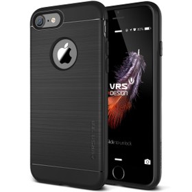 Resim VRS Design iPhone 8/7 New Simpli Fit Kılıf Phantom Black 