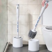 Resim Deterjan Hazneli Silikon Tuvalet Fırçası 