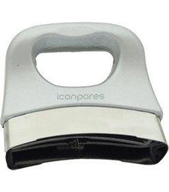 Resim İcanpares Tencere Kapak Tepesi Tava Sahan Kapağı Kulbu ve Tepesi Seti (3 Parça) Gri 