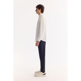 Resim AVVA Erkek Beyaz Klasik Yaka Hızlı Kuruyan Non-Iron Slim Fit Gömlek A52Y2122 