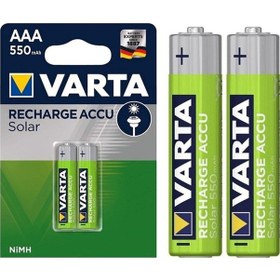 Resim Varta Nı-mh 1.2 Volt - 550 Mah Hr03 Aaa Şarjlı 2li İnce Kalem Pil 