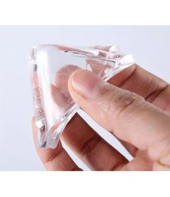 Resim Storemax 4 Adet Şeffaf Silikon Zemin Koruyucu, ve Beyaz Eşya Altı Için Halı Kaydırmaz Pedler, Dayanıklı ve Çok Yönlü Kullanım, Mobilya ve Zeminleri Koruma 