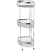 Resim System Krom Köşe Üçlü Ayaklı Duş Rafı (BA3014 047 CR) 