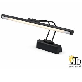 Resim Flüt Aplik Led Aydınlatma Siyah 3200 K Siyah 