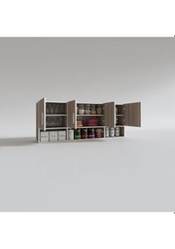 Resim Kenzlife hazır mutfak konsta crd 060*150*22 mutfak banyo dolabı kapaklı raflı 