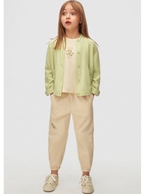 Resim Nk Kids Kız Çocuk Lınden Ceket 38565 Yeşil 