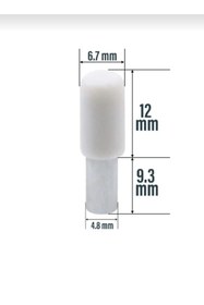 Resim Online Masall AVM Raf pimi plastik başlı Cam tutucu mobilya dolap pimi 25 adet 