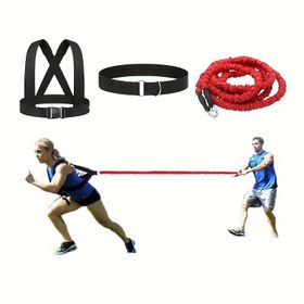 Resim Çift Dirençli Antrenman İpi Koşu Bandı Fitness Esnek Zıplayan Halat 