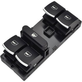 Resim Genel Markalar Volkswagen Polo Sol Dörtlü Cam Düğmesi Anahtarı Krom 2009--2013 