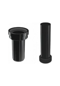 Resim Üniversal Gömme Rezervuar Atık Su Gider Borusu Seti Siyah 