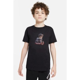 Resim Qivi Point Blank Baskılı Unisex Çocuk Siyah T-Shirt 
