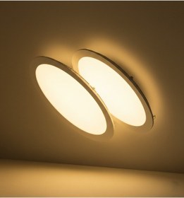Resim Kdl400 Slim Led Panel 2'adet Spot Gömme 6w 510 Lümen - 3000k Sarı Işık 