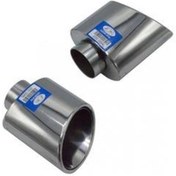 Resim Universal Krom Egzoz Ucu Oval Açılı Sol Çıkış 120 80 200-006l 
