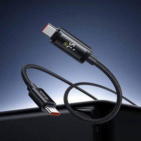 Resim MCDODO CA-8000 TYPE-C TO TYPE-C 100W ÇİFT LED EKRANLI 1.2M KABLO 