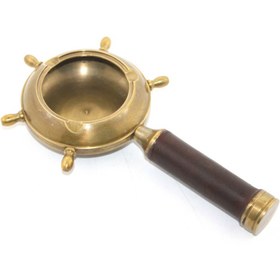 Resim rafiel Pirinç Tutmalı Dümenli Küllük 