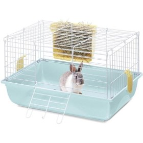 Resim İmac Easy 60 Gine Pig ve Kemirgen Kafesi Mavi 60.5x40.5x36 Cm 