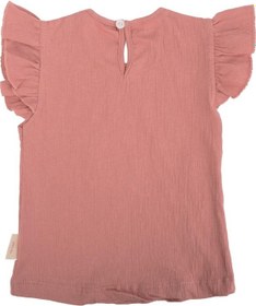 Resim Bebelop Çiçek Baskılı Kolu Büzgülü T-shirt 001 