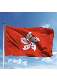 Resim Hong Kong Bayrağı 150 225 Tek Ebat 