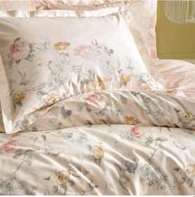 Resim Yataş Bedding Farida Çift Kişilik Ranforce Nevresim Seti - Somon 