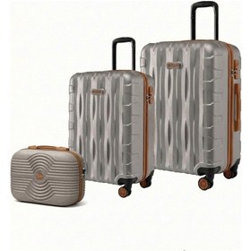 Resim 2'li Valiz Seti Orta Boy - Kabin Boy - Makyaj Taş-taba 1167 Taş 