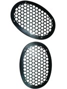 Resim OVAL HOPARLÖR VE MİDRANGE KORUMA KAPAĞI SİYAH PLASTİK 1TAKIM (2ADET) 