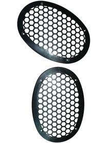 Resim OVAL HOPARLÖR VE MİDRANGE KORUMA KAPAĞI SİYAH PLASTİK 1TAKIM (2ADET) 