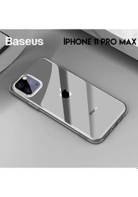 Resim Baseus Simplicity Series Apple Uyumlu iPhone 11 Pro Max 6.5 Kılıf Şeffaf Gel Silikon Kılıf- 5775 