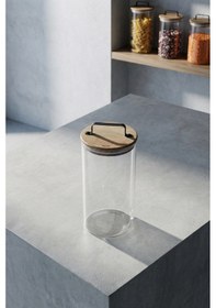 Resim Acar Calix Akasya Kapaklı Kavanoz - 1800 Ml Şeffaf/kahverengi 