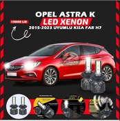 Resim Opel Astra K 2015-2023 Kısa Far Uyumlu Şimşek Etkili Led Xenon Premium Series H7 